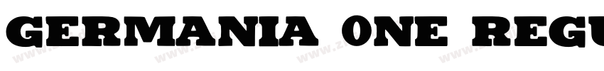 Germania 0ne Regular字体转换